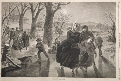 La saison de patinage - 1862 - Winslow Homer