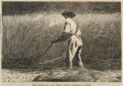 Le vétéran dans un nouveau domaine, extrait du Frank Leslie