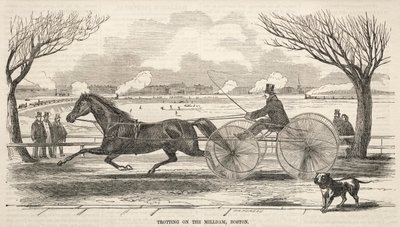 Trotting on the Mill Dam, Boston, 1859 - Winslow Homer