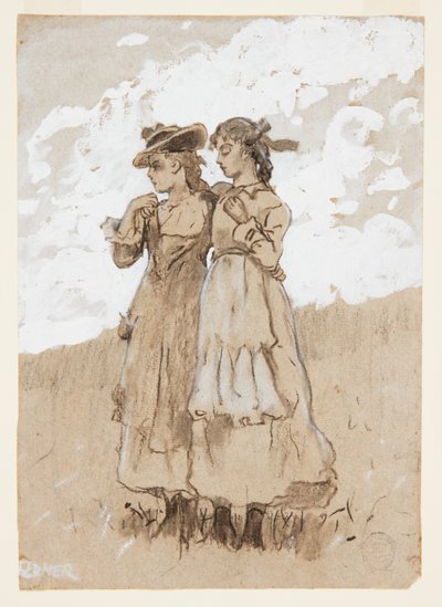 Deux jeunes filles - Winslow Homer
