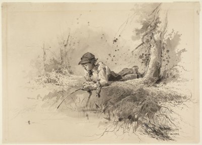 En attendant une touche - Winslow Homer