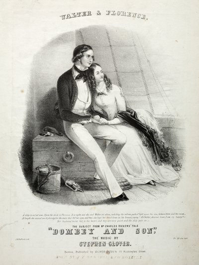 Walter et Florence - Couverture de la partition - Winslow Homer