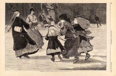 "Winter" - A Skating Scene, tiré de Harper