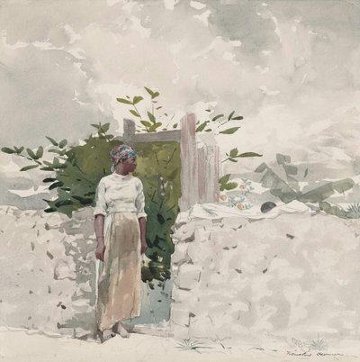 Femme debout près d