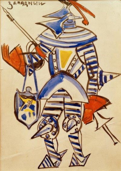 Spectacle du tsar Maximilien et de son fils désobéissant - Wladimir F. Tatlin
