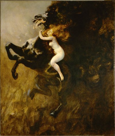 Frénésie (huile sur toile) - Wladyslaw Podkowinski