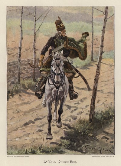 Hussard polonais - Wojciech Kossak