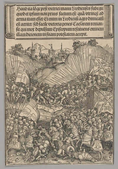 Bataille pour Liège, planche 8 de Scènes historiques de la vie de l