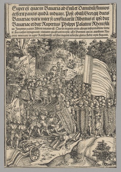 Guerre Bavaroise, planche 18 de Scènes Historiques de la Vie de l