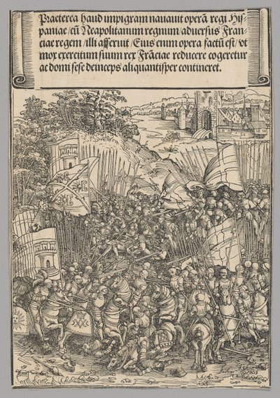 Conquête de Naples, planche 17 de Scènes historiques de la vie de l