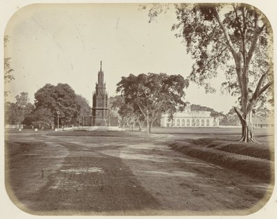Mémorial au général Andreas Victor Michiels sur la place Waterloo à Batavia - Woodbury and Page