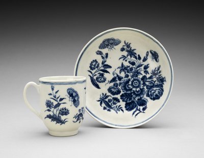 Tasse à Café et Soucoupe, vers 1770-1783 - Worcester Porcelain Manufactory