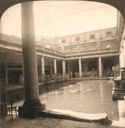 Les thermes romains, Bath, Angleterre, 1900 - Works and Sun Sculpture Studios