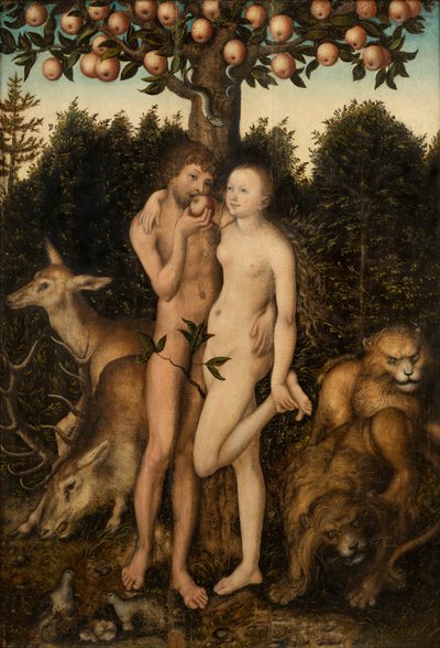 Adam et Eve - workshop of Lucas Cranach the Elder