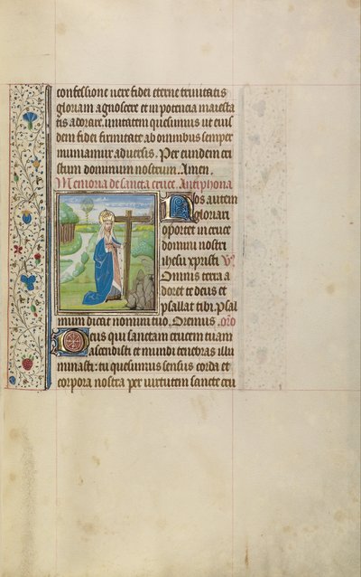 Impératrice Hélène avec la Vraie Croix - Workshop of Willem Vrelant