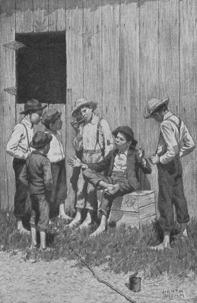 Les deux héros commencèrent à raconter leurs aventures à des auditeurs affamés - Worth Brehm
