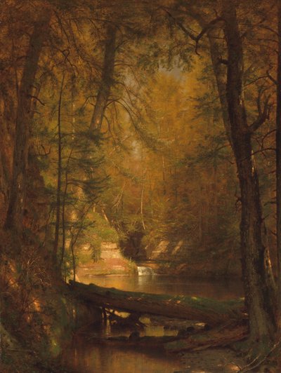 La Piscine à truites, 1870 - Worthington Whittredge