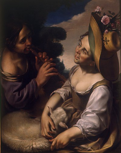 Amusement des bergers - Wouter Pietersz. Crabeth the Younger