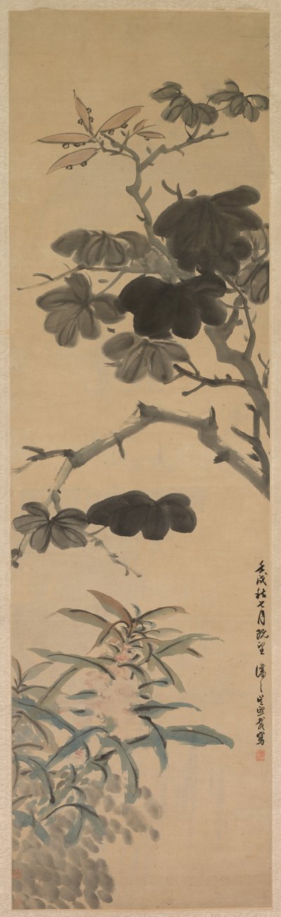 Plantes en fleurs - Wu Rangzhi