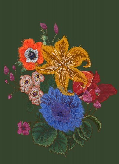 Bouquet floral éclatant - XHOZUCAN