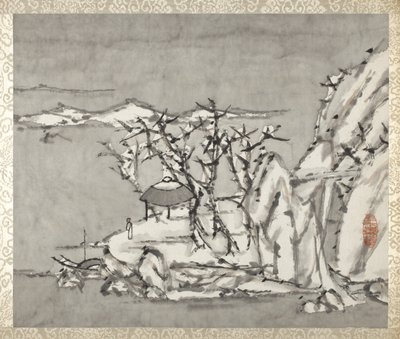 Paysage et figure, tiré d