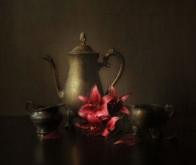 Lys élégants et argent - Yinan F.