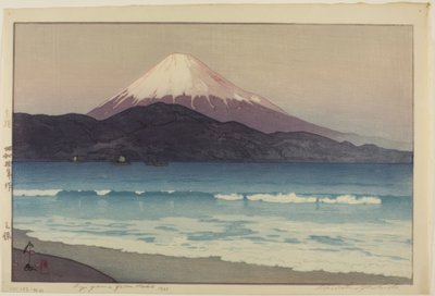 Fujiyama depuis Miho - Yoshida Hiroshi