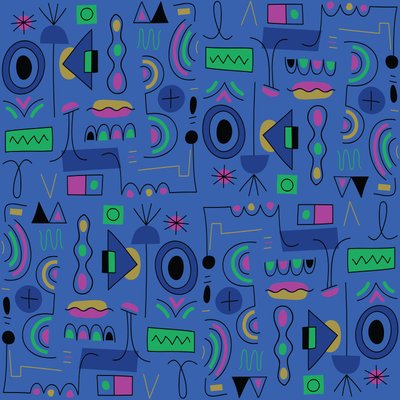 Motif sans couture, 2018 graphique vectoriel - Yulia Drobova