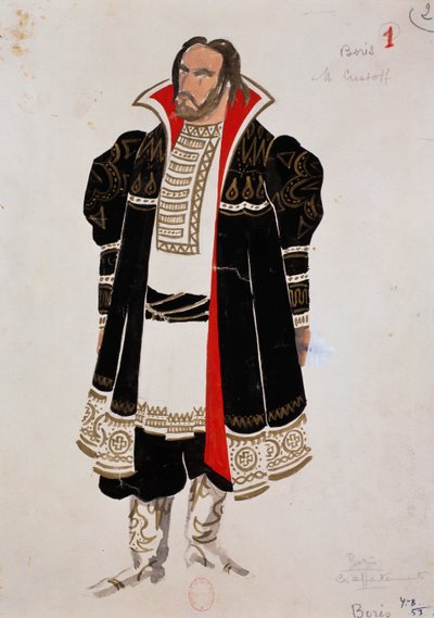 Costume pour le personnage de Boris dans Boris Godounov de Modeste Moussorgski - Yves Bonnat