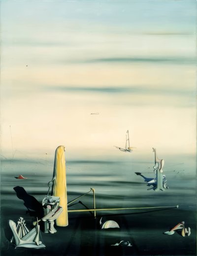 Le soleil dans son écrin à bijoux - Yves Tanguy