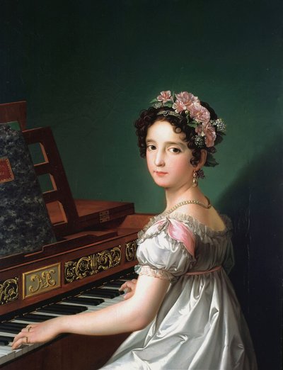 Manuela González Velázquez au piano - Zacarias Gonzalez Velazquez