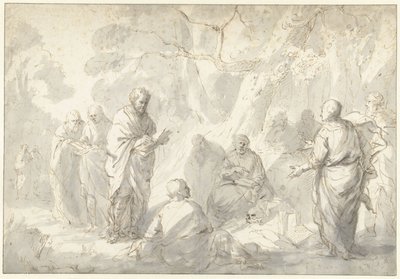Philosophes discutant de la transmigration des âmes - Zacharias Blijhooft