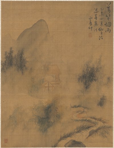 Dix mille bambous dans la brume et la pluie, 1775 - Zhai Dakun