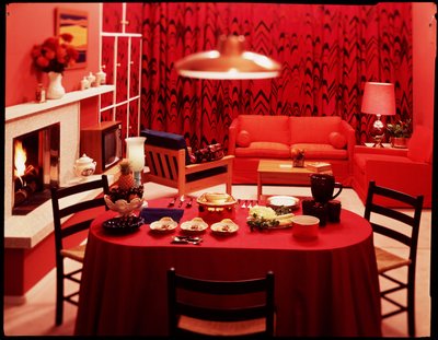 Salle à manger, vers 1960 (photo) - Zoltan Glass