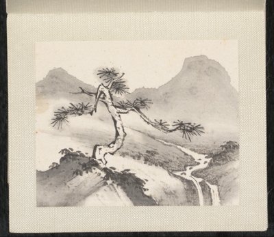 Paysages miniatures, datables de 1751-54 (album de huit feuilles ; encre et couleur sur papier) - Zongcang Zhang