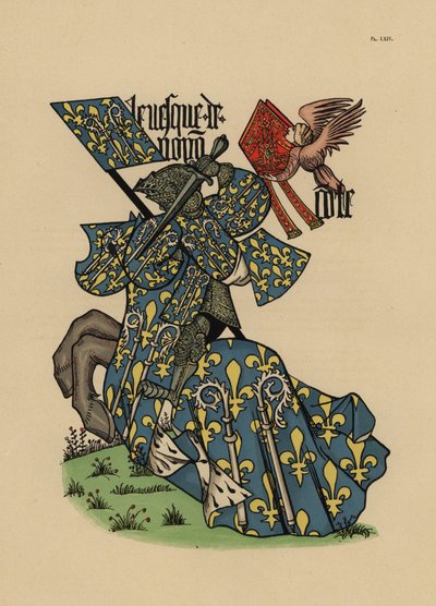 Évêque de Noyon, avec mitre et étendard - John Pardon