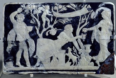 Camée représentant la toilette de Vénus, avec une servante et Dionysos - Hippolyte Lalaise Devéria