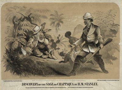 Découverte du Sage de Chappaqua par H.M. Stanley - . .