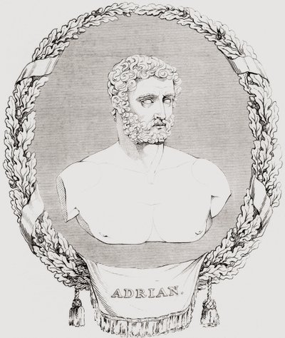 Hadrien, Publius Aelius Trajanus Hadrianus Augustus (76 – 138), empereur romain, de 
