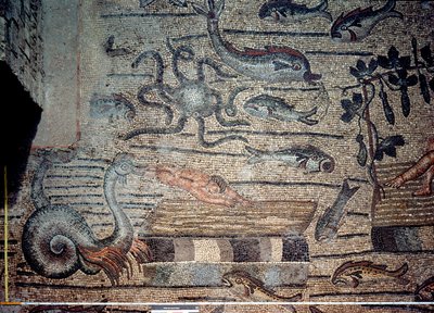 Jonas recraché par la baleine, détail d