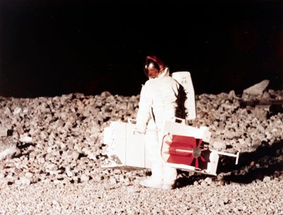 Vol spatial habité, USA, Apollo, Général, Entraînement Pratique des activités de surface lunaire - Ferdinand Georg Waldmuller