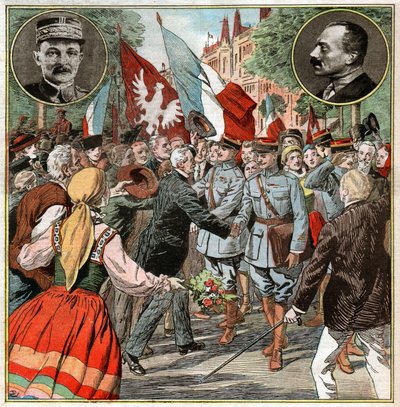 Maxime Weygand en Pologne - Ferdinand Georg Waldmuller