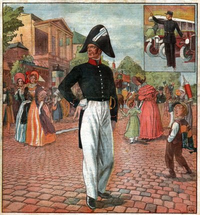 Policier à Paris - Ferdinand Georg Waldmuller