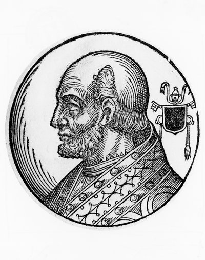 Portrait de Théodore Ier (mort en 649), 73ème pape de l