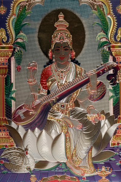 Saraswati : la déesse hindoue de la connaissance, de la musique, de l