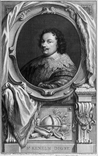 Sir Kenelm Digby, auteur anglais, commandant naval et diplomate, vers 1645 - Frederick (attr. to) Barnard