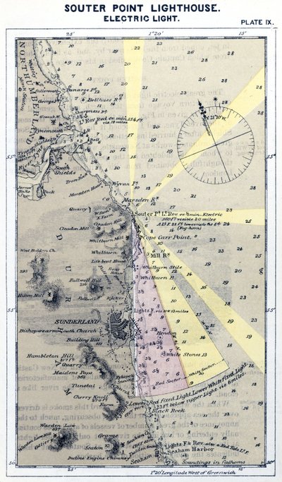Phare de Souter Point - Frederick (attr. to) Barnard