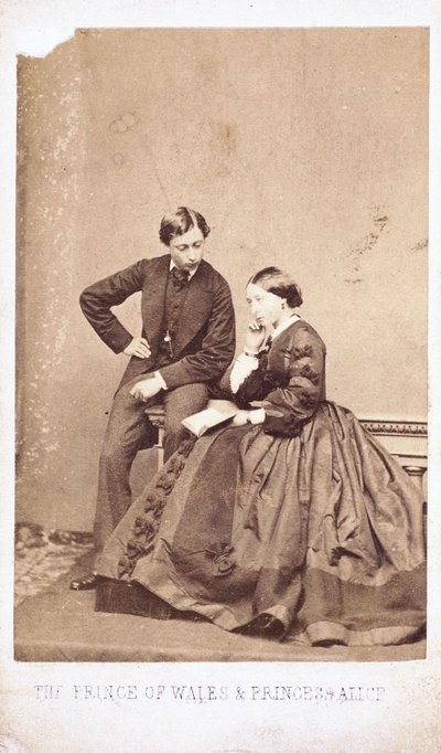 Le prince de Galles et la princesse Alice - Ferdinand Georg Waldmuller