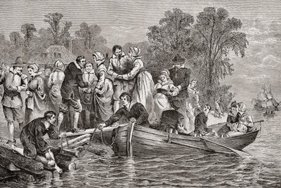 Les épouses du tabac ou les mariées du tabac arrivent à Jamestown, Virginie, USA - . .