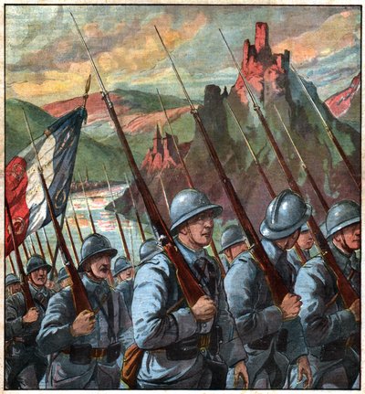 Troupes françaises en Rhénanie - Ferdinand Georg Waldmuller
